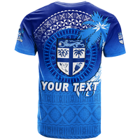 Custom Fiji Tapa Tribal Coconut Tree T Shirt LT12 - Polynesian Pride