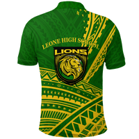 Custom Leone High School Pride Polo Shirt LT12 - Polynesian Pride