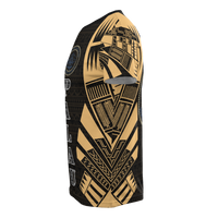 Palau T Shirt Palau Seeal Polynesian Tattoo Gold Style - Polynesian Pride