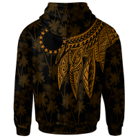 Cook Islands Hoodie Polynesian Wings (Golden) - Polynesian Pride