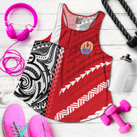 Tahiti Unique Women Racerback Tank Polynesia Pattern LT13 - Polynesian Pride