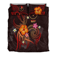 YAP Polynesian Bedding Set - Legend of YAP (Red) - Polynesian Pride