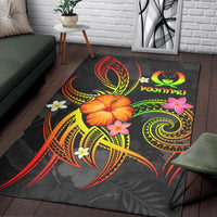 Pohnpei Polynesian Area Rug - Legend of Pohnpei (Reggae) - Polynesian Pride