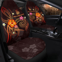 New Caledonia Polynesian Car Seat Covers - Legend of New Caledonia (Red) - Polynesian Pride