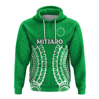 Custom Cook Islands Mitiaro Hoodie Tribal Pattern LT12 - Polynesian Pride
