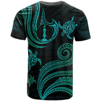 New Caledonia T Shirt Polynesian Turtle With Pattern - Polynesian Pride