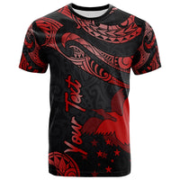 Papua New Guinea Polynesian Custom T Shirt Poly Tattoo Red Version Unisex Red - Polynesian Pride