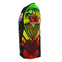 Tahiti T Shirt Tahiti Flag Polynesian Tattoo Reggae Style - Polynesian Pride