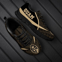 Guam Active Sneakers - Guam Coat Of Arms - A7 - Polynesian Pride