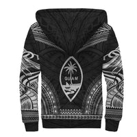 Guam Sherpa Hoodie - Polynesian Chief Black Version - Polynesian Pride