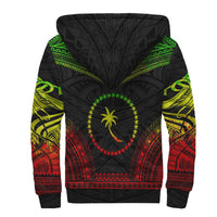 Chuuk Sherpa Hoodie - Polynesian Chief Reggae Version - Polynesian Pride