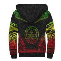 Palau Sherpa Hoodie - Polynesian Chief Reggae Version - Polynesian Pride