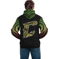 Cook Islands Tribal Front Pocket Hoodie - Polynesian Pride