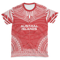 Austral Islands T Shirt Austral Islands Polynesian Chief Red Version - Polynesian Pride