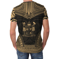 Fiji T Shirt Fijian Polynesian Chief Gold Version - Polynesian Pride