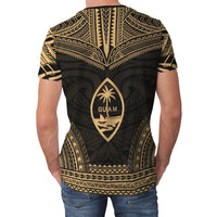 Guam T Shirt Guam Polynesian Chief Gold Version - Polynesian Pride
