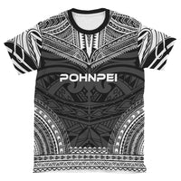 Pohnpei Unisex T Shirt Pohnpei Polynesian Chief Black Version - Polynesian Pride
