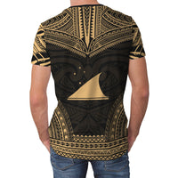 Tokelau T Shirt Tokelauan Polynesian Chief Gold Version - Polynesian Pride