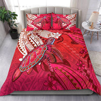 Hawaiian Islands Bedding Set Turtle Mix Hawaii Polynesian Red LT13 Red - Polynesian Pride