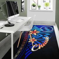 Chuuk Area Rug - Vintage Tribal Mountain - Polynesian Pride