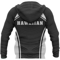 Hawaii Polynesian Zipper Hoodie Sport Style - Polynesian Pride