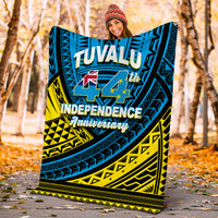 Tuvalu Blanket 44th Independence Anniversary - Tribal Pattern - LT12 - Polynesian Pride