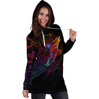 Pohnpei Hoodie Dress - Butterfly Polynesian Style - Polynesian Pride
