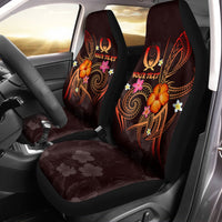 Pohnpei Polynesian Personalised Car Seat Covers - Legend of Pohnpei (Red) Universal Fit Red - Polynesian Pride