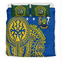 Solomon Islands Independence Anniversary 44th Years Bedding Set - LT12 - Polynesian Pride