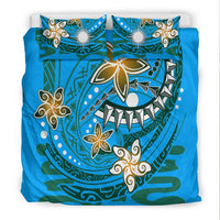 Marshall Islands Bedding Set - Spring Style Blue Color - Polynesian Pride