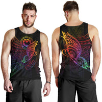 Northern Mariana Islands Men Tank Top - Butterfly Polynesian Style - Polynesian Pride