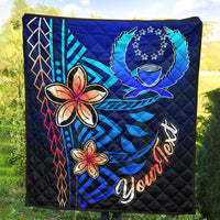 Pohnpei Custom Personalised Premium Quilt - Vintage Tribal Mountain - Polynesian Pride