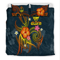 Guam Polynesian Bedding Set - Legend of Guam (Blue) - Polynesian Pride