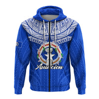 Custom Northern Mariana Islands Asuncion Zip Hoodie LT12 - Polynesian Pride