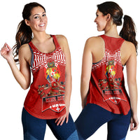 Mate Ma'a Tonga Sipi Tau Women Tank Top - LT12 Red - Polynesian Pride
