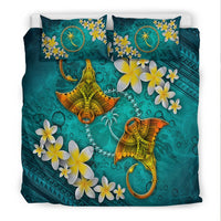 Chuuk Micronesia Bedding Set - Manta Ray Ocean - Polynesian Pride