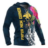 Papua New Guinea Zip up Hoodie Summer Vibes - Polynesian Pride