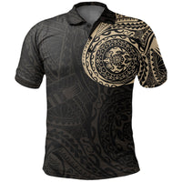 Polo Shirt Polynesian Tattoo Style Version 2.0 Unisex Black - Polynesian Pride