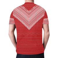 Tonga T Shirt Tonga Flag and Tapa Pattern - Polynesian Pride