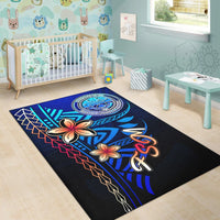 Federated States of Micronesia Area Rug - Vintage Tribal Mountain - Polynesian Pride