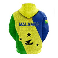 Vanuatu Malampa Province Zip up Hoodie Flag Style LT12 - Polynesian Pride