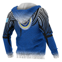 Federated States of Micronesia Zip up Hoodie Tattoo Pattern - Polynesian Pride
