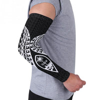 Guam Arm Sleeve Polynesian Pattern Black (Set of 2) - Polynesian Pride