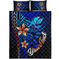 Hawaii Custom Personalised Quilt Bed Set - Vintage Tribal Mountain - Polynesian Pride