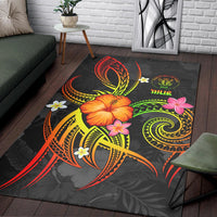 Niue Polynesian Area Rug - Legend of Niue (Reggae) - Polynesian Pride