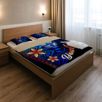 Fiji Custom Personalised Bedding Set - Vintage Tribal Mountain - Polynesian Pride