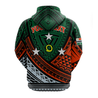 Custom Vanuatu Penama Province Tribal Pattern Hoodie LT12 - Polynesian Pride
