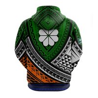 Kwajalein Atoll Tribal Pattern Hoodie Kid - LT12 - Polynesian Pride