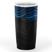 CNMI Polynesian Tumbler - Blue - Polynesian Turtle - Polynesian Pride