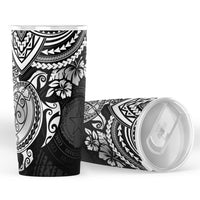 CNMI Polynesian Tumbler - White - Polynesian Turtle - Polynesian Pride